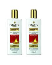 2 Shampoo Óleos Nutrifuncionais Naturrê 300ml Brilho Nutriçã 2 Shampoo Óleos Nutrifuncionais Naturrê 300ml Brilho Nutriçã