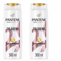 2 Shampoo pantene colágeno hidrata & resgata 300ml Pantene
