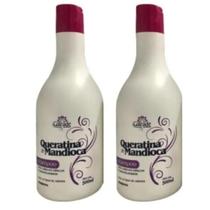 2 ShampooUso Diario Sem Sal Mandioca com Queratina 500ml Gileade