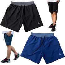 2 Short Bermuda Tactel Elastano Academia Fitness Verão 098