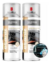 2 Silicone Em Spray Renova Painel Automotivo Etaniz 300ml