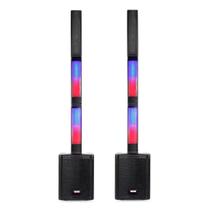 2 Sistema De Som Portátil Com Bateria Stage 8 Pro Novik Neo