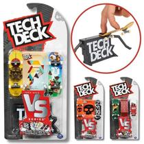 2 Skate De Dedo Obstáculo e Cartas Desafio Disorder - Tech Deck