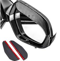 2 Sobrancelha Retrovisor Espelho Chuva Cobertura Proteção