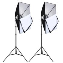 2 Softbox Foto E Vídeo Greika 50x70cm Para Lampada