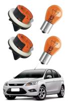 2 Soquete Pisca Dianteiro + 2 Lâmpada Laranja Ford Focus 2 Soquete Pisca Dianteiro + 2 Lâmpada Laranja Ford Focus