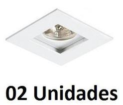 2 Spot Branco De Embutir Recuado Par 20 Sala Quarto Ac873 2 Spot Branco De Embutir Recuado Par 20 Sala Quarto Ac873