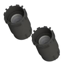 2 Spot Embutido Preto Gravity No Frame AR111 Save Energy