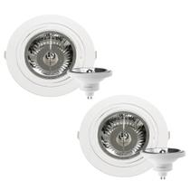 2 Spot Embutir Plana AR111 + Lâmpada LED 12W 4000K Save Energy 2 Spot Embutir Plana AR111 + Lâmpada LED 12W 4000K Save Energy