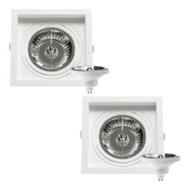 2 Spot Embutir Recuo AR111 + Lâmpada LED 12W 4000K Save Energy 2 Spot Embutir Recuo AR111 + Lâmpada LED 12W 4000K Save Energy