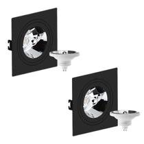 2 Spot Face Plana Emb + Lâmpada AR111 4000k 12W SaveEnergy 2 Spot Face Plana Emb + Lâmpada AR111 4000k 12W SaveEnergy