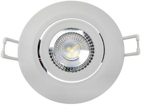 2 Spot Led Redondo 5w Cob Smd Branco Quente Amarelado 3000k