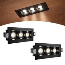 2 Spot Mini Triplo Downlight Led Embutir Varanda 4000k Bet89 2 Spot Mini Triplo Downlight Led Embutir Varanda 4000k Bet89