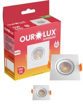 2 Spot Quadrado Embutir Super Led 5w Bivolt Cor da Luz Branco Neutro 4000K Ourolux 2 Spot Quadrado Embutir Super Led 5w Bivolt Cor da Luz Branco Neutro 4000K Ourolux