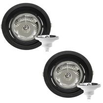 2 Spot Recuado Emb + Lâmpada AR111 4000k 12W Save Energy 2 Spot Recuado Emb + Lâmpada AR111 4000k 12W Save Energy