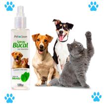 2 Spray Bucal Mau Hálito Para Cachorro Gato Pet Clean 120 Ml