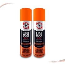 2 Spray Desengripante e Lubrificante Aerossol Uni1000 300ml - Uni 1000