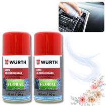 2 spray Limpa Higieniza Aromatiza Ar-condicionado Automotivo Wurth