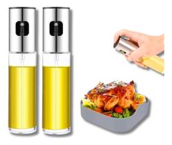 2 Spray Pulverizador Vidro Inox Borrifador Azeite Vinagreessenciais De Cozinha Promoções