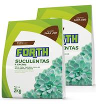 2 Substrato Terra Especial Cactos E Suculentas 2kg - Forth