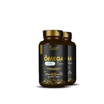 2 Super Ômega 3 Puro 1000mg 60 Cáps Rico Em Epa Dha