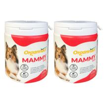 2 Suplemento Vitamínico Fêmea Prenha Gestação Mammy Dog 120g Organnact