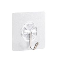 2 Suporte Adesivo com Gancho Cabide Metal Parede Sem Furar