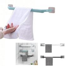 2 Suporte Adesivo Porta Toalhas Organizador Banheiro Sem Furos 2 Suporte Adesivo Porta Toalhas Organizador Banheiro Sem Furos