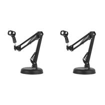 2 Suporte Articulado Móvel Grande Para Microfone Profissional 2 Suporte Articulado Móvel Grande Para Microfone Profissional