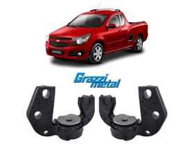 2 Suporte Barra Tensora Morcego Gm Montana 2018 2019 2020