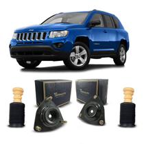 2 Suporte + Batente Dianteira Jeep Compass 2010 11