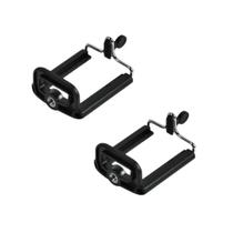 2 Suporte De Celular Adaptador Para Tripé Bastão Extensor 2 Suporte De Celular Adaptador Para Tripé Bastão Extensor
