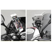 2 Suporte de Celular Spider Moto Cabo USB Eletronicos