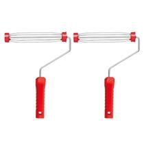 2 Suporte Garfo Sem Rosca Rolo Pintura 23cm - Atlas