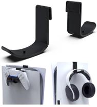 2 Suporte Para Controle e Fone de Ouvido de PlayStation 5 Headset Headphone Preto