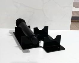 2 suporte para microfone na cor preta ou branca