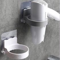 2 Suporte Porta Secador Cabelo Fixador Com Adesivo Banheiro