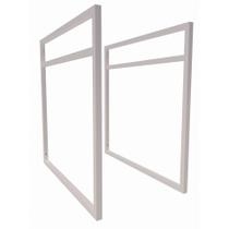 2 Suporte Prateleira Industrial Forno Microondas 45cm Prof