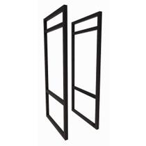 2 Suporte Prateleira Nicho Industrial Suspensa Parede Teto 2 Suporte Prateleira Nicho Industrial Suspensa Parede Teto