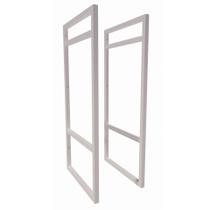 2 Suporte Prateleira Nicho Industrial Suspensa Parede Teto Branca 2 Suporte Prateleira Nicho Industrial Suspensa Parede Teto Branca