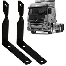 2 Suporte Traseiro para Antena Px Cabine Lado Carona Motorista Caminhão Mercedes Benz Mb Actros