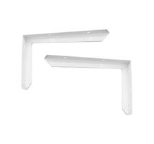 2 Suportes Cantoneira Mão Francesa Reforçada 25cm