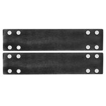 2 Suportes De Rodízio Slim 52x12 Com 8 Furos Para Case Rack Intact