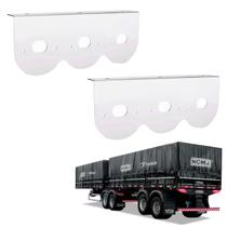 2 Suportes Lanterna 3 Marias Noma 65mm Inox