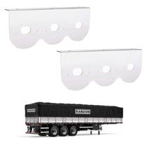 2 Suportes Lanterna 3 Marias Randon 65mm Inox