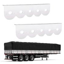 2 Suportes Lanterna 5 Marias Carreta 65mm Inox