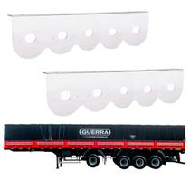 2 Suportes Lanterna 5 Marias Guerra 65mm Inox