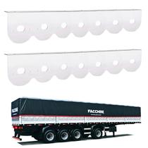 2 Suportes Lanterna 7 Marias Facchini 85mm Inox