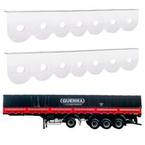 2 Suportes Lanterna 7 Marias Guerra 85mm Inox