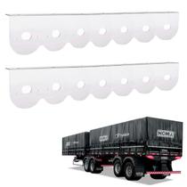 2 Suportes Lanterna 7 Marias Noma 85mm Inox